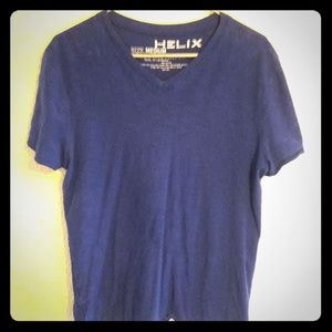 Helix - royal blue v-neck